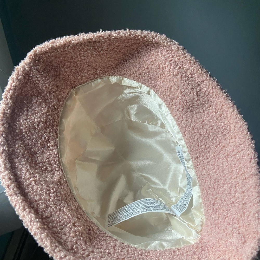 Pink Textured Bucket Hat - Picture 2 of 2